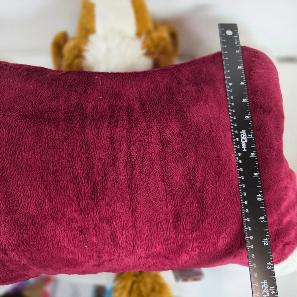 Texas A&M Reveille Pillow Pet Plush Mascot Maroon Logo College Football 12th Man - Picture 8 of 11